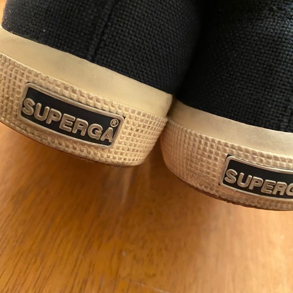 Superga navy & white canvas sneakers EU 40 US 9 - Picture 8 of 11